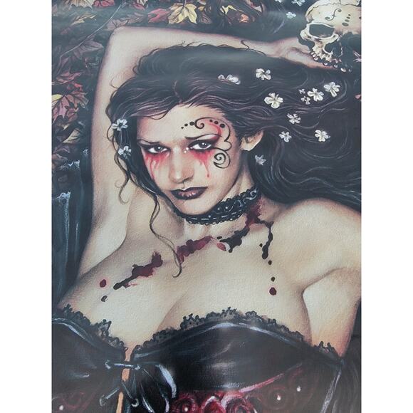 Victoria Frances Skull Girl Poster PP31284 By Pyramid 36"x24" Posters 2008 - Picture 3 of 5